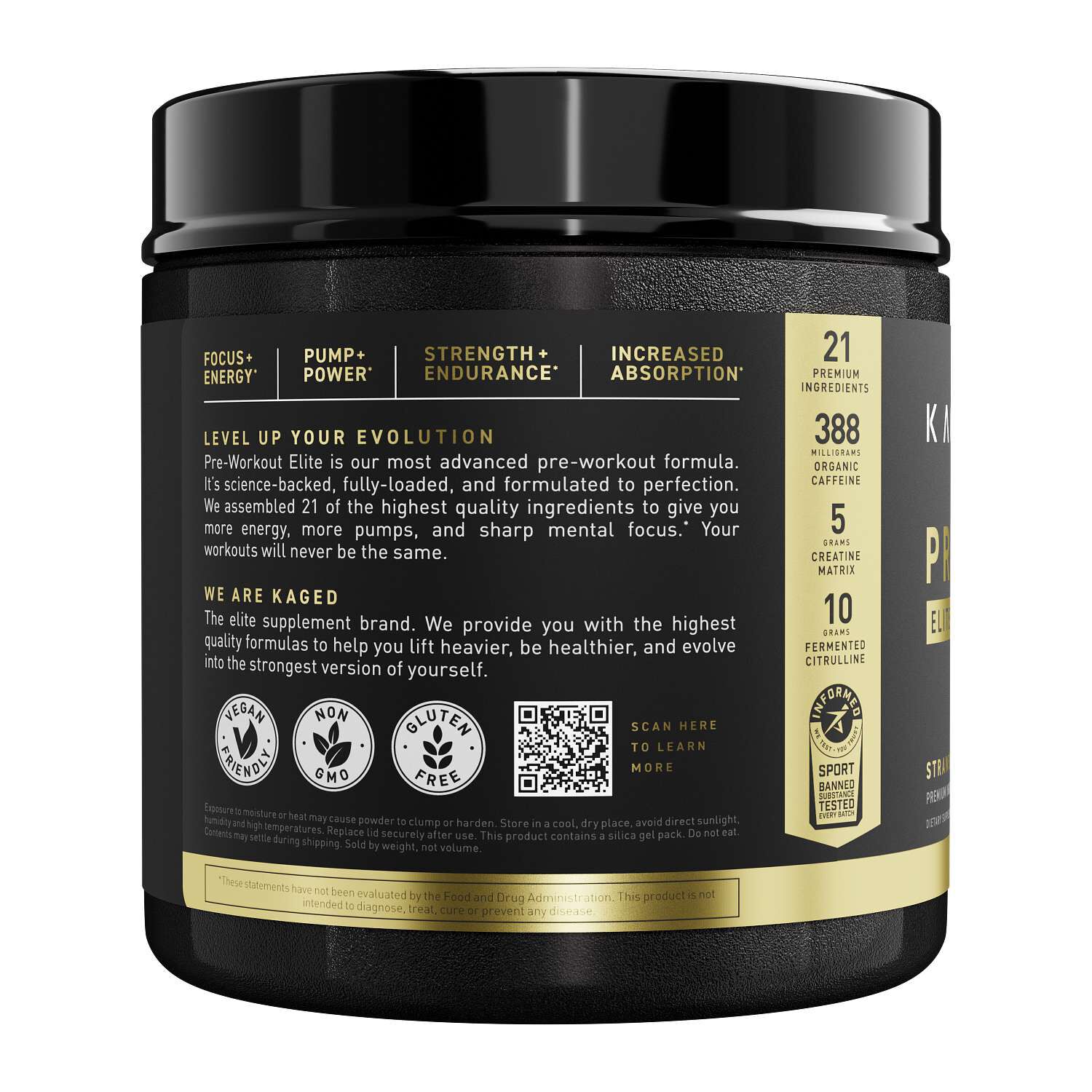 Elite Series: Pre-Workout - Strawberry Lemonade&nbsp;(20 Servings)